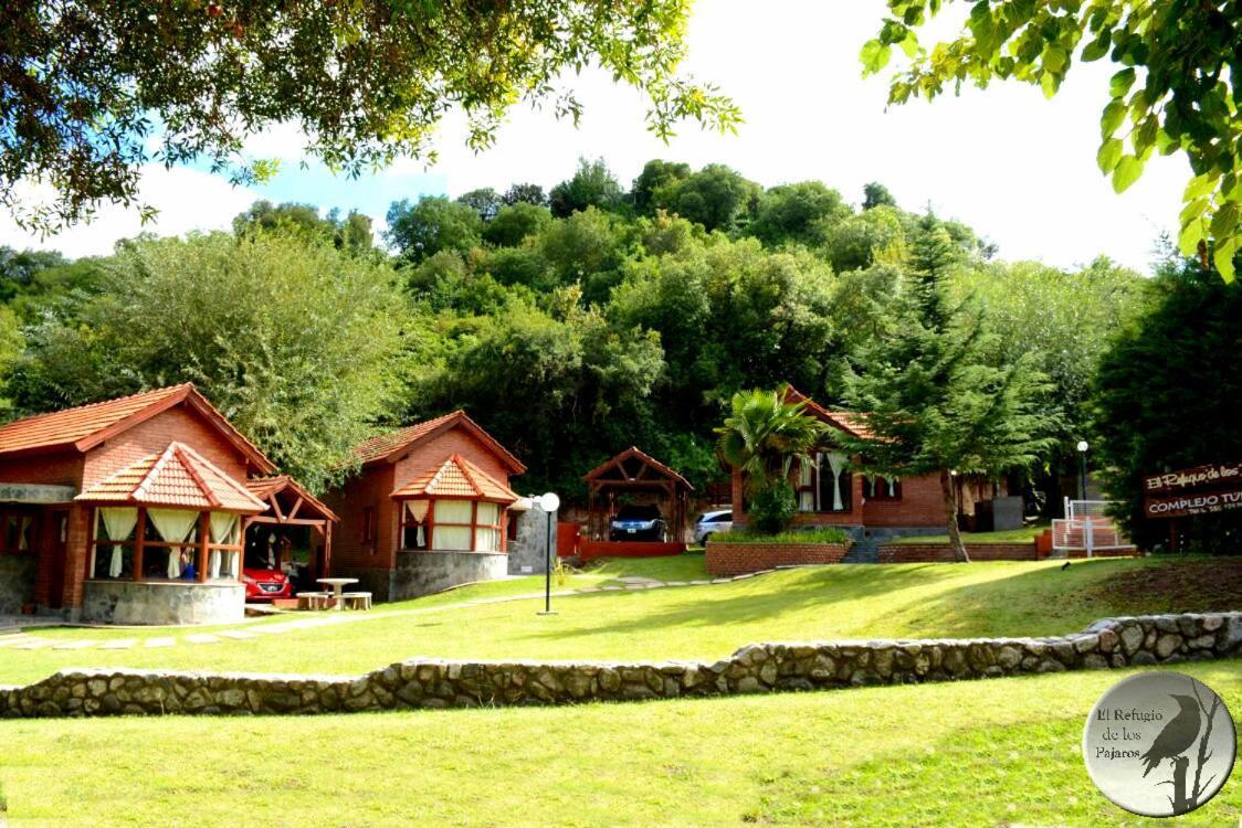 Cabanas El Refugio De Los Pajaros Merlo Exterior foto
