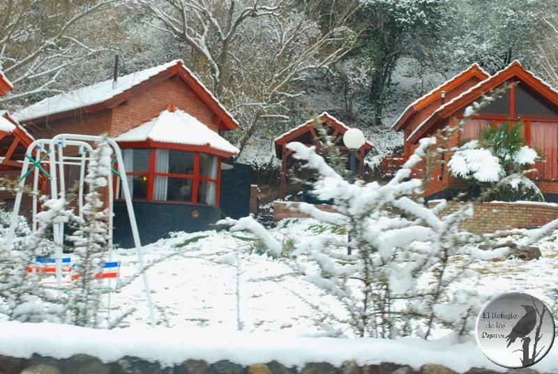 Cabanas El Refugio De Los Pajaros Merlo Exterior foto