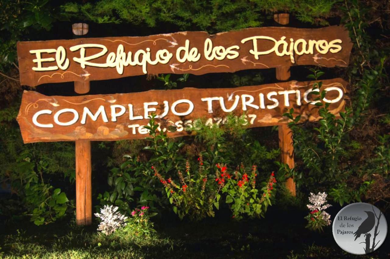 Cabanas El Refugio De Los Pajaros Merlo Exterior foto